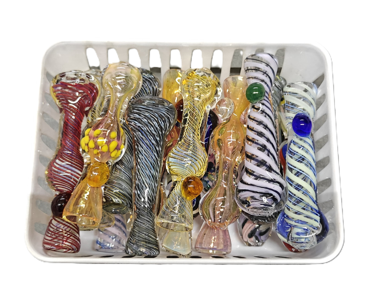 Mystery Fumed Chillum by Moonlight Glass Studio bundle